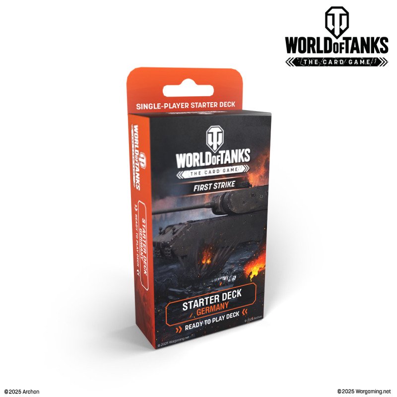 Pack 2 Starter Deck + 1 Display World of Tanks TCG - First Strike - EN