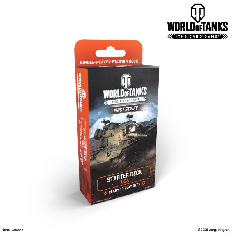 Pack 2 Starter Deck + 1 Display World of Tanks TCG - First Strike - EN