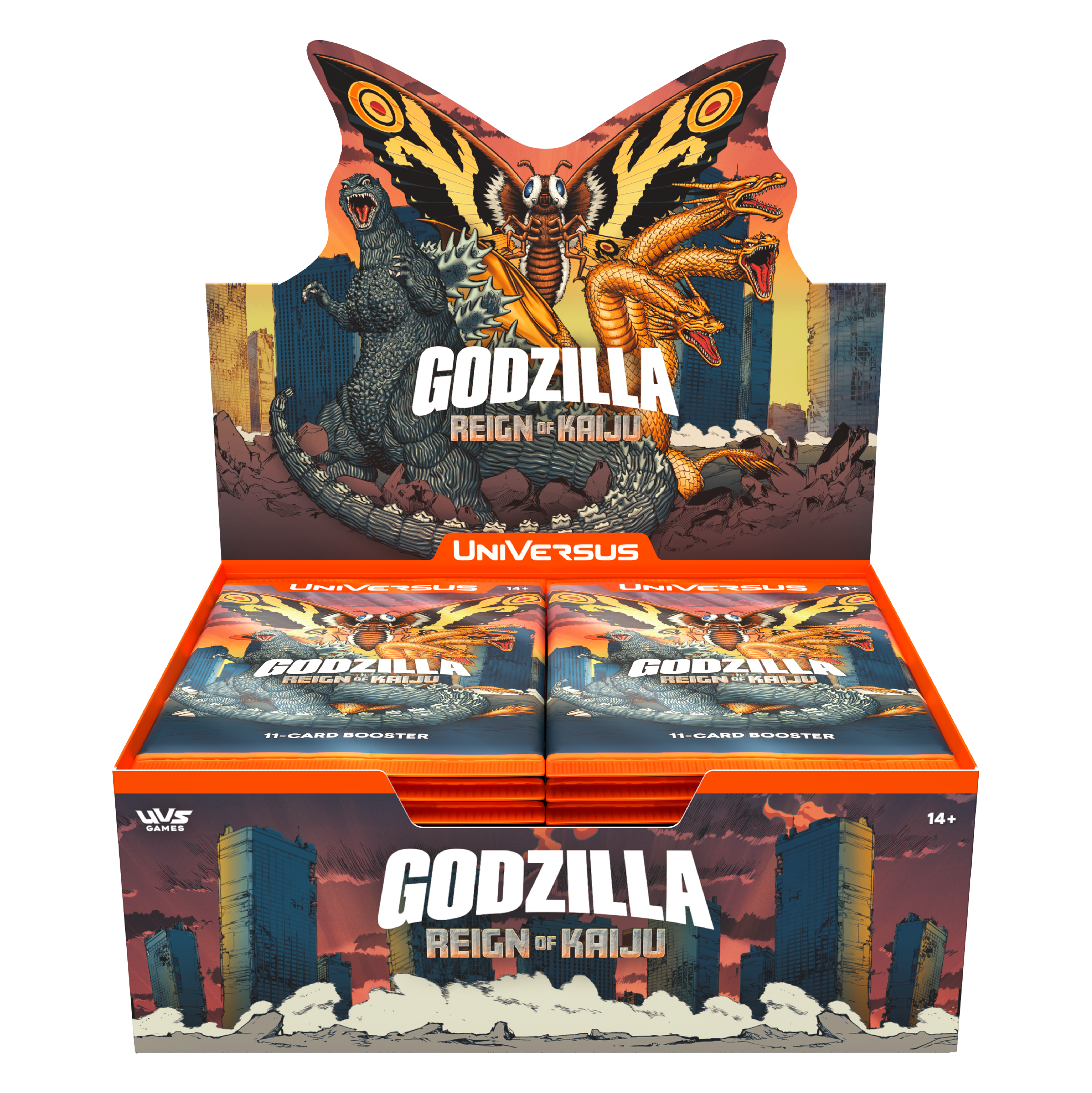 Universus - Godzilla: Reign of Kaiju Booster Display (24 Boosters) - EN