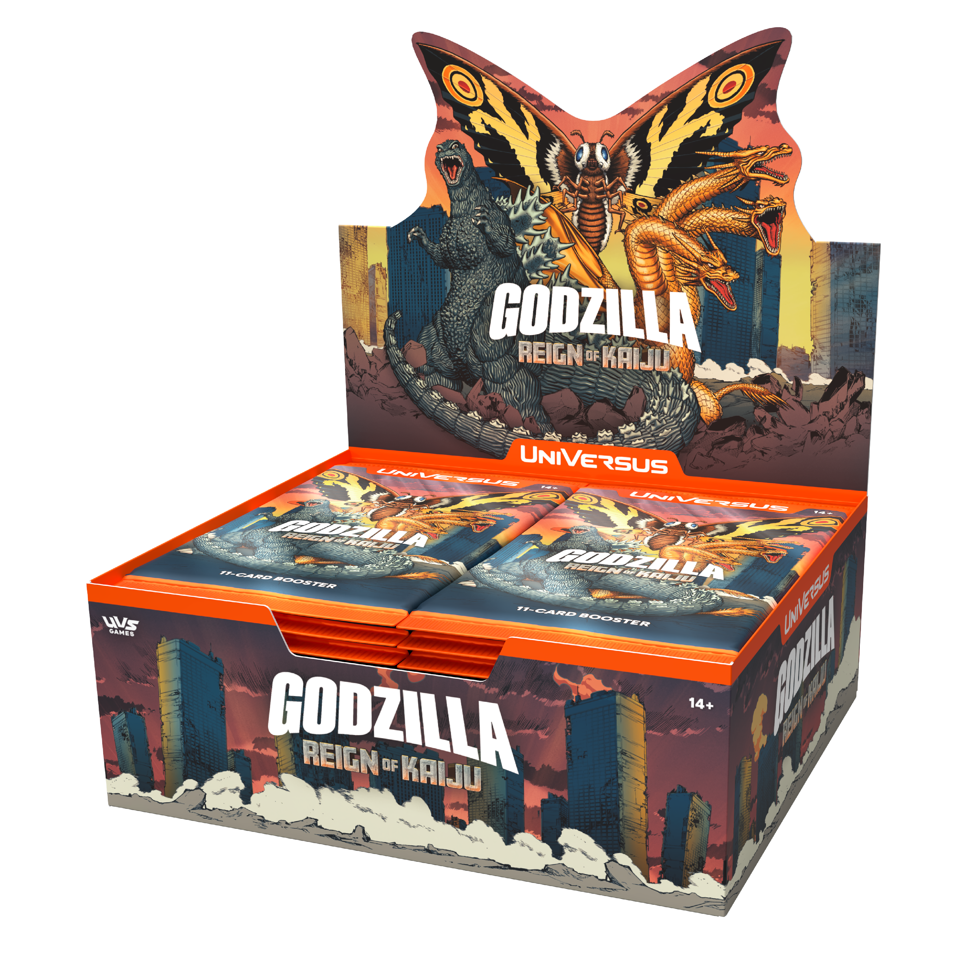 Universus - Godzilla: Reign of Kaiju Booster Display (24 Boosters) - EN