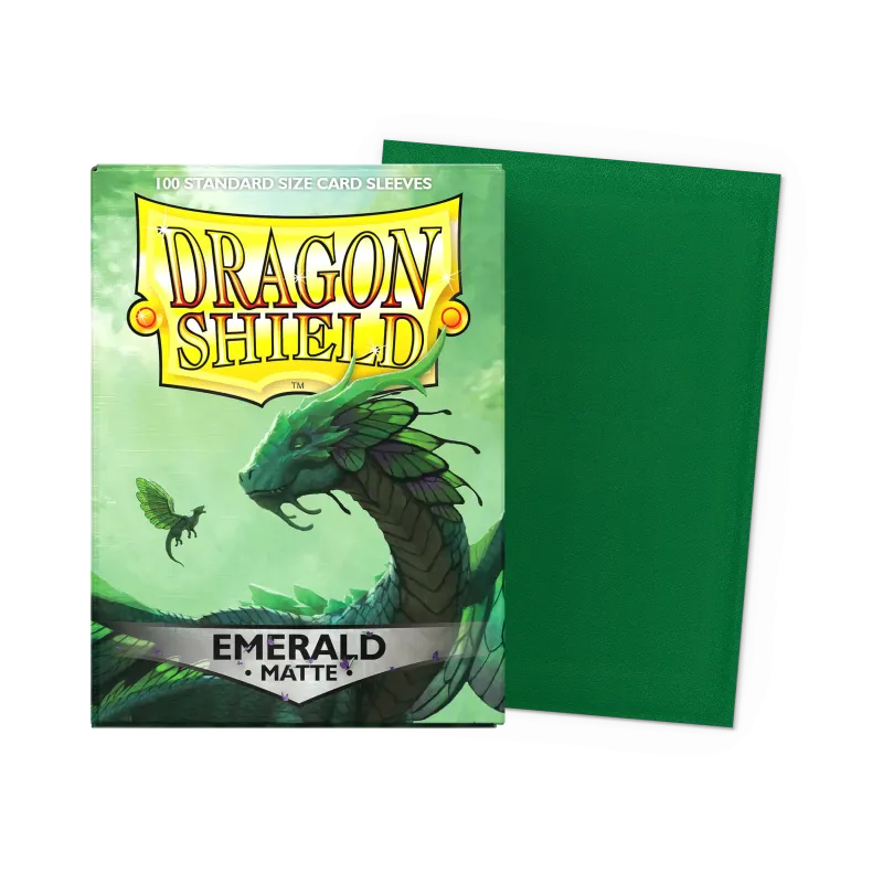 Dragon Shield : Emerald - Matte Sleeves - Standard Size