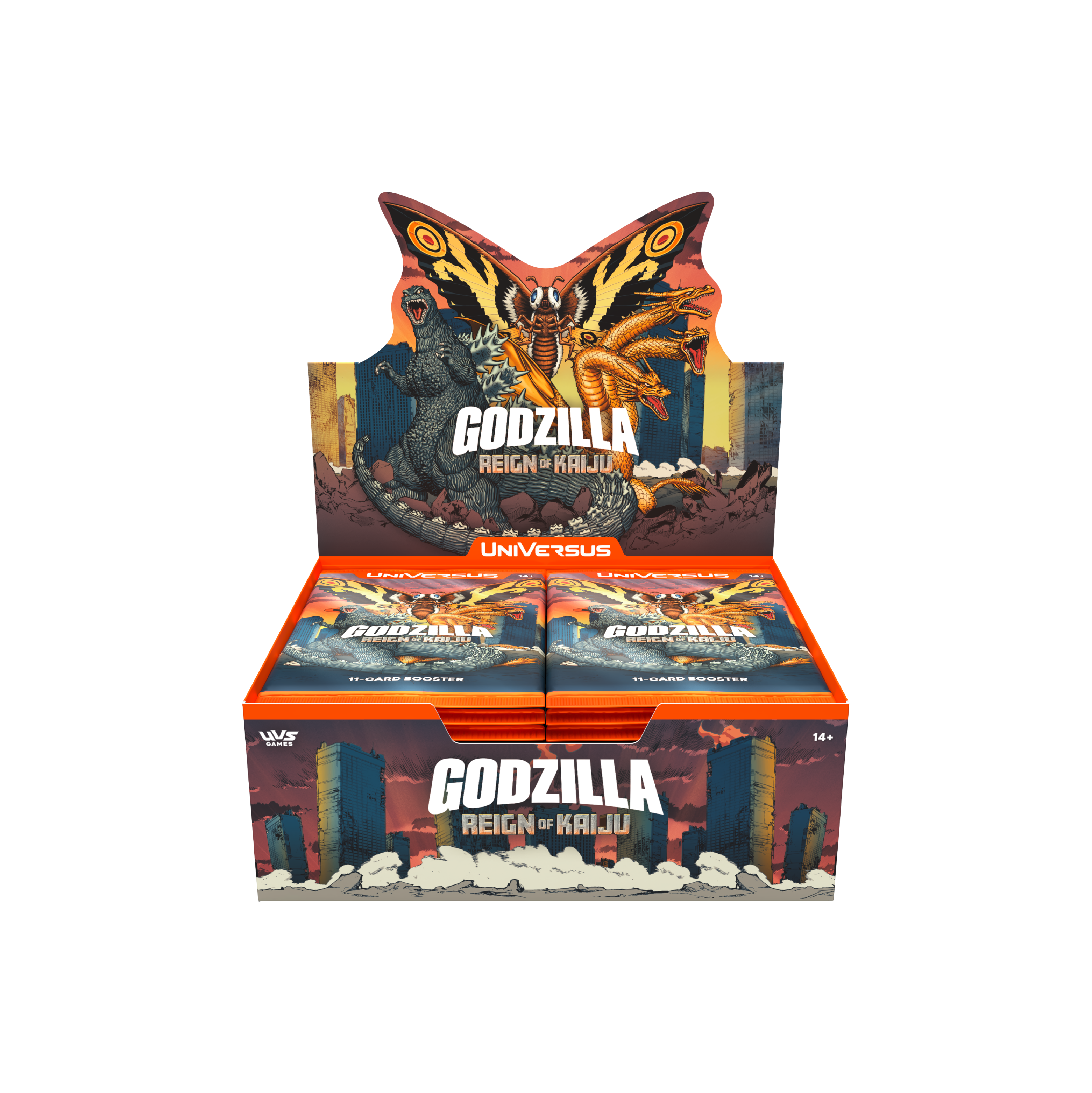 Universus - Godzilla: Reign of Kaiju Booster Display (24 Boosters) - EN