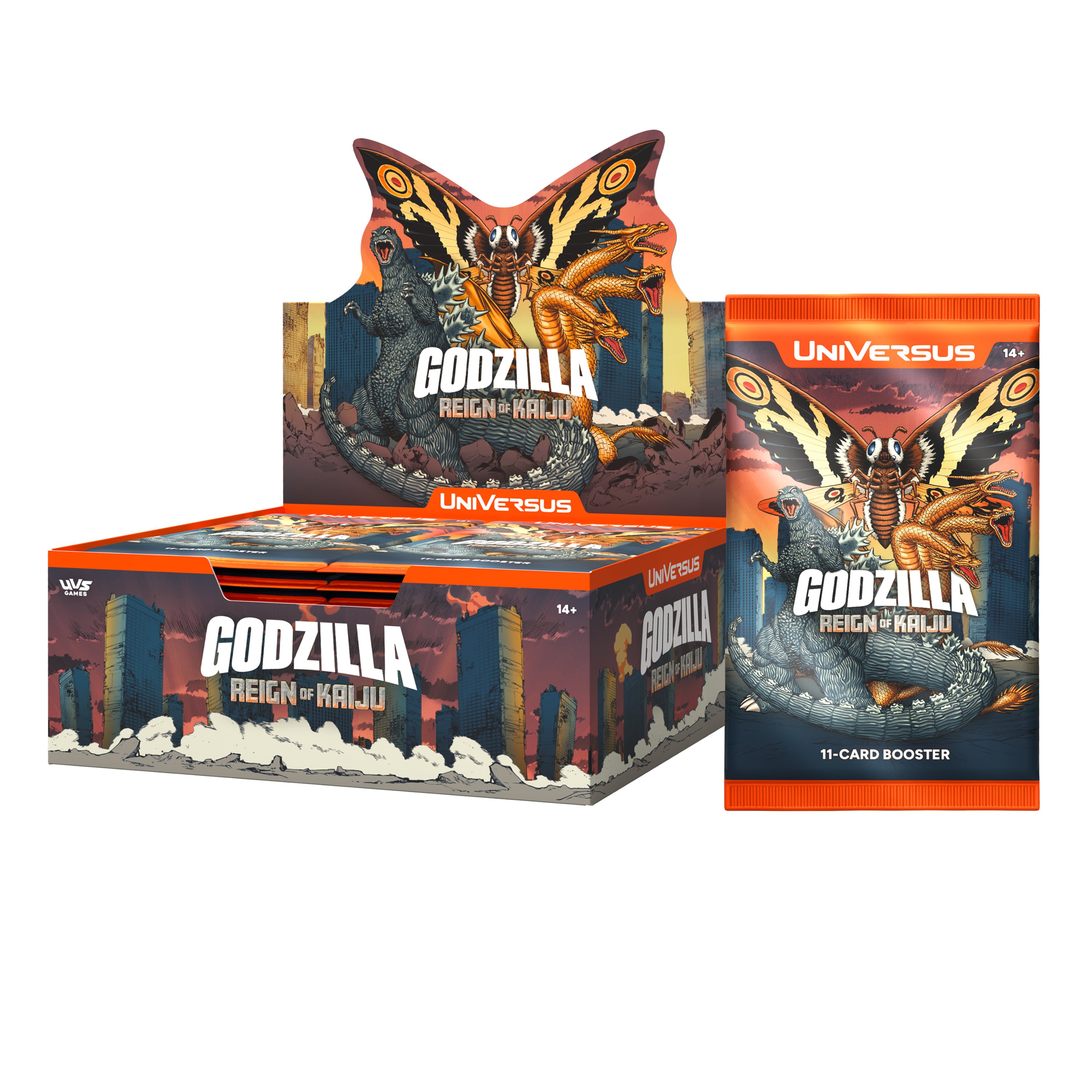 Universus - Godzilla: Reign of Kaiju Booster Display (24 Boosters) - EN