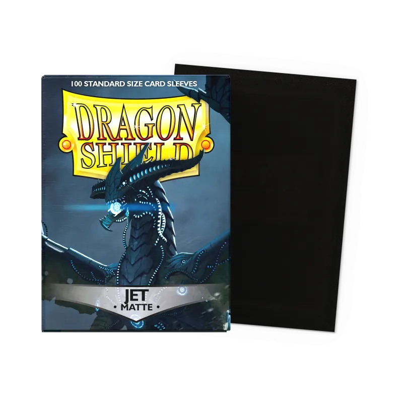 Dragon Shield : Jet - Matte Sleeves - Standard Size