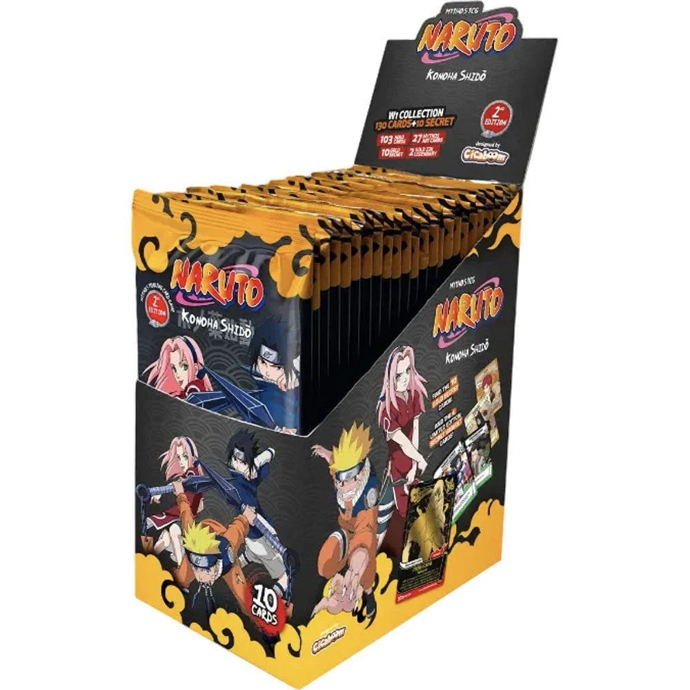 Naruto Mythos TCG – Konoha Shidō – Booster Display (24 Boosters) – 1ère Édition - FR