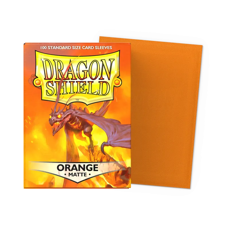 Dragon Shield : Orange - Matte Sleeves - Standard Size