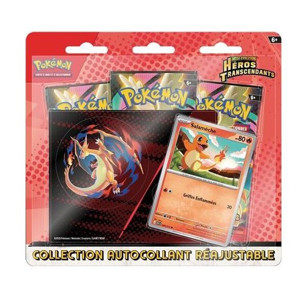 Coffret Pokémon – Collection Autocollant Réajustable : ME02.5 Héros Transcendants