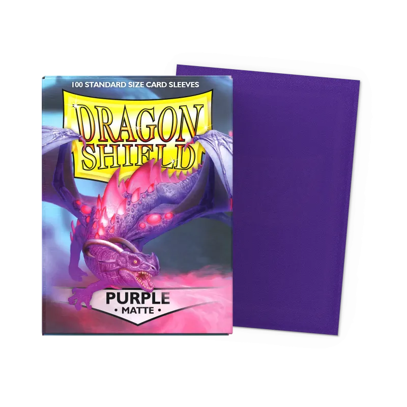 Dragon Shield : Purple - Matte Sleeves - Standard Size