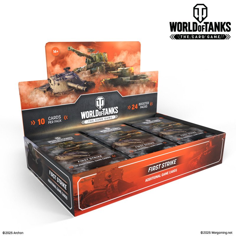 World of Tanks TCG Booster Display - First Strike (24 Boosters) - EN